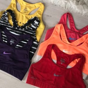 Nike dri-fit sports bras - compression size S